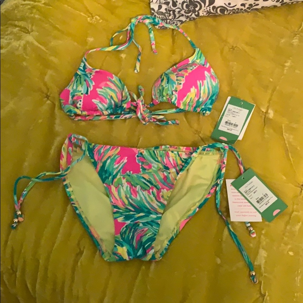 NWT Lilly Pulitzer Tropic String Bikini SET